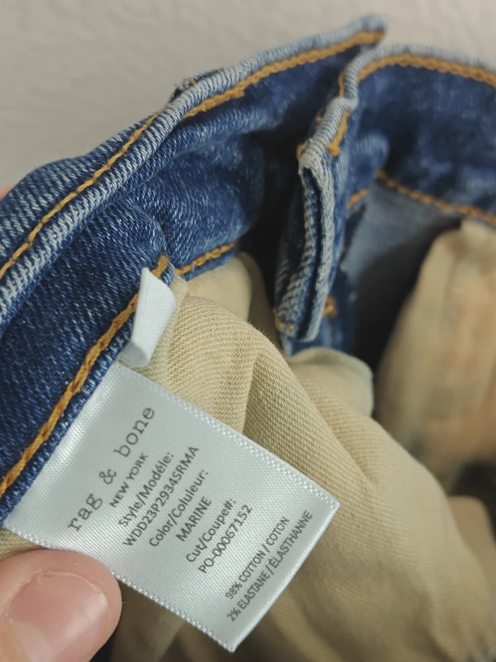 Rag & Bone Harlow Straight Leg Jeans Size 26 | High Rise Stretch Denim